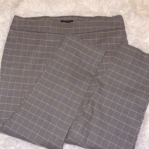 Plaid dress pants